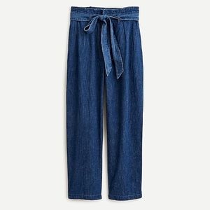 J Crew Paper-Bag Pant in Chambray